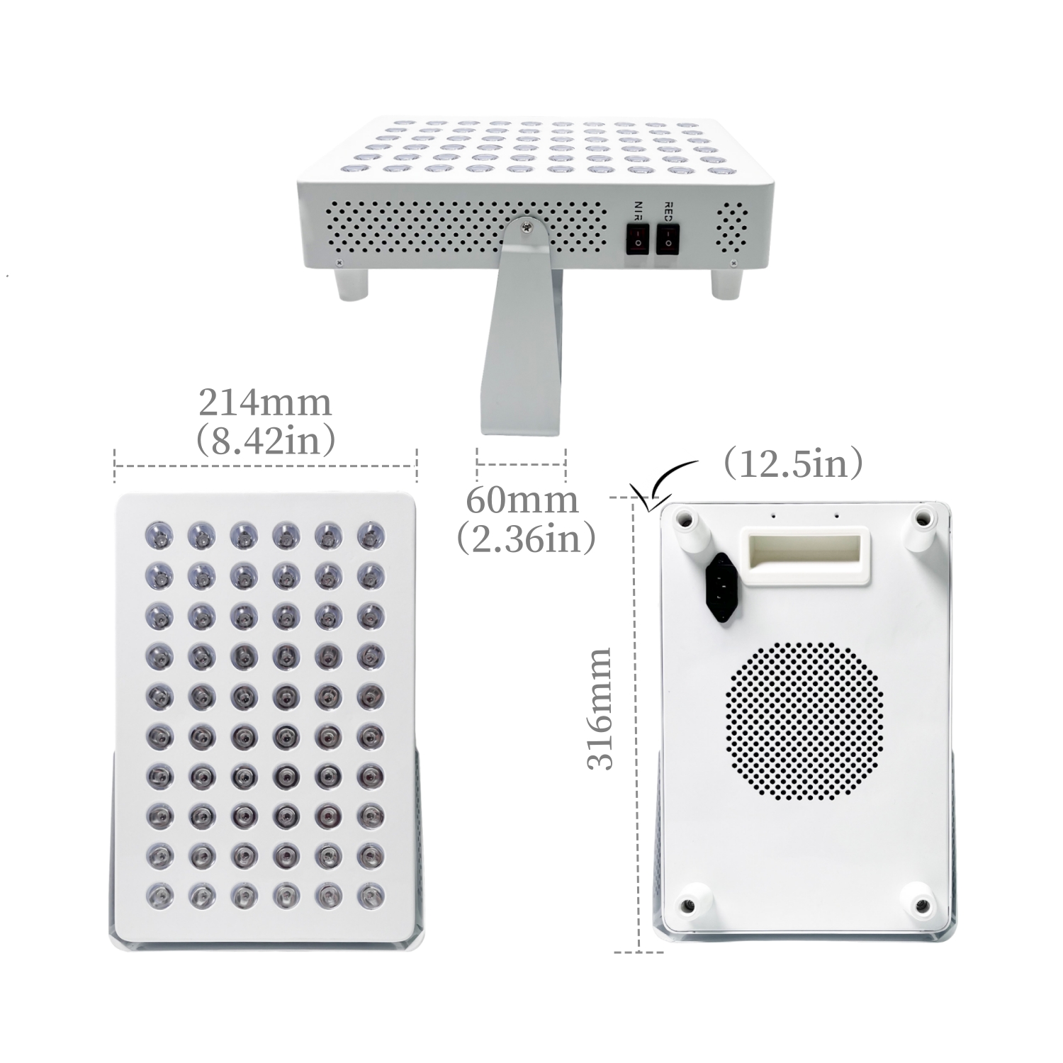 Polar Led AL300 Desktop 7 Wavelength - White - View 4